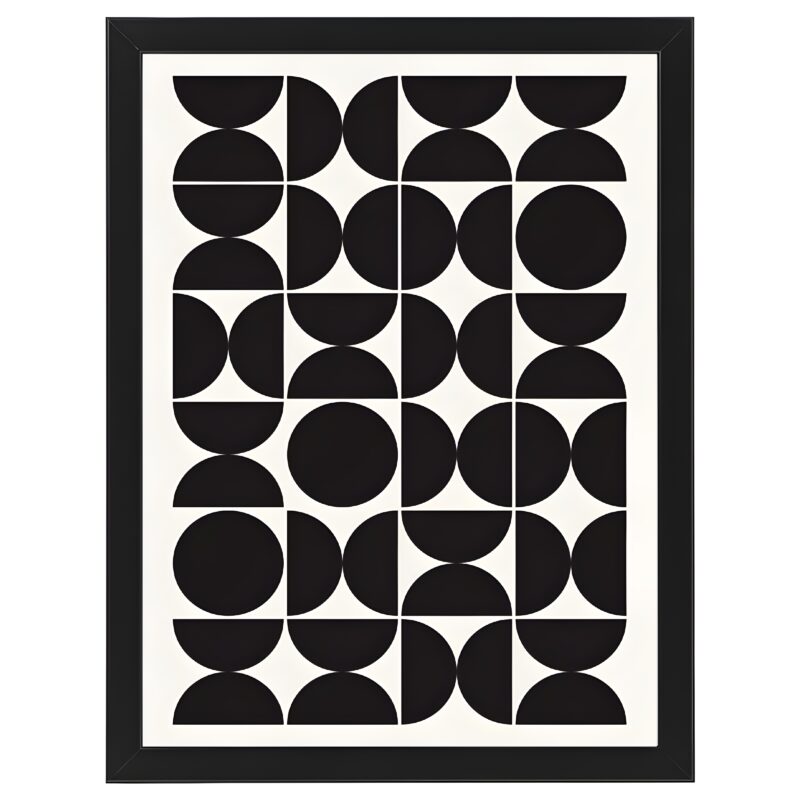 Plakat Art Bau Black