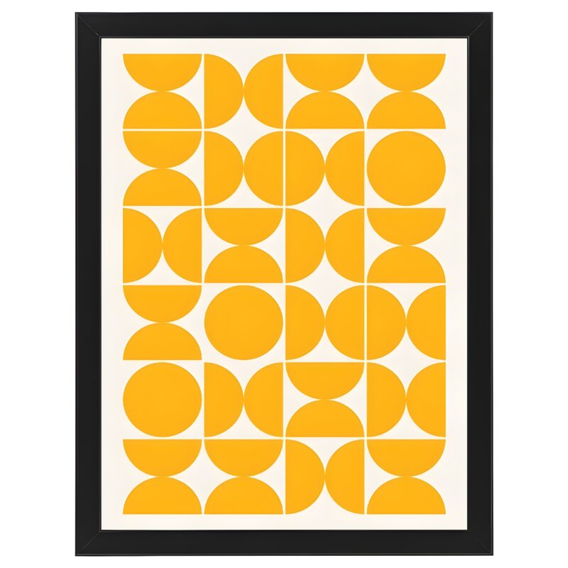 Plakat Art Bau Yellow