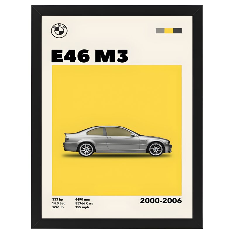 Plakat BMW e46 M3