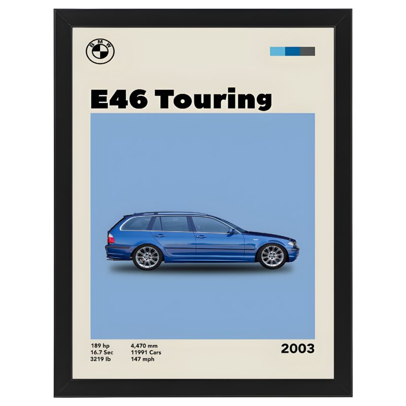 Plakat BMW e46 Touring