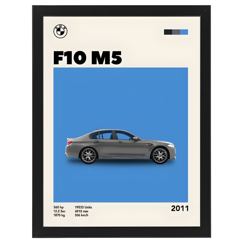 Plakat BMW F10 M5