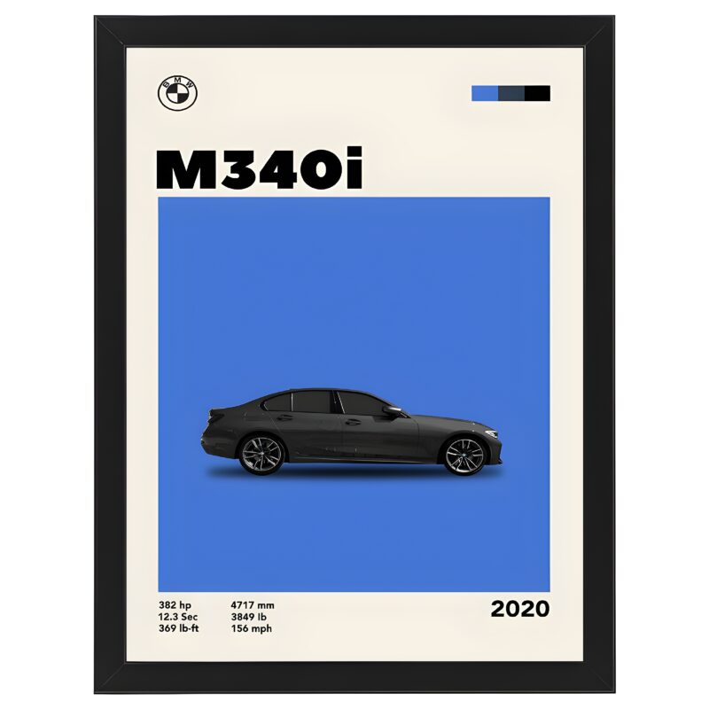 Plakat BMW M340i