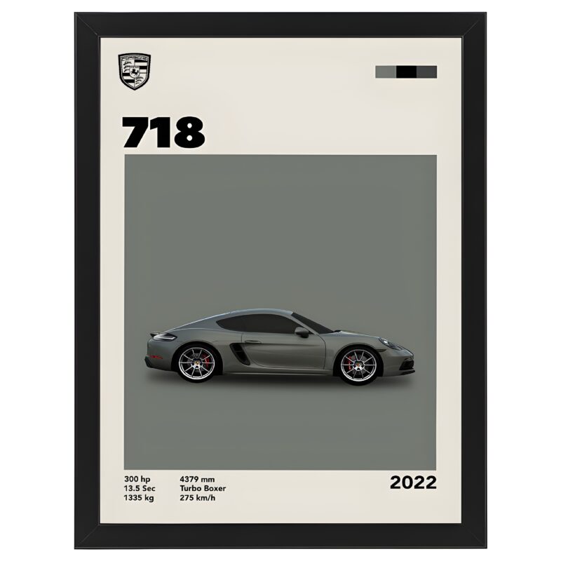 Plakat Porsche 718