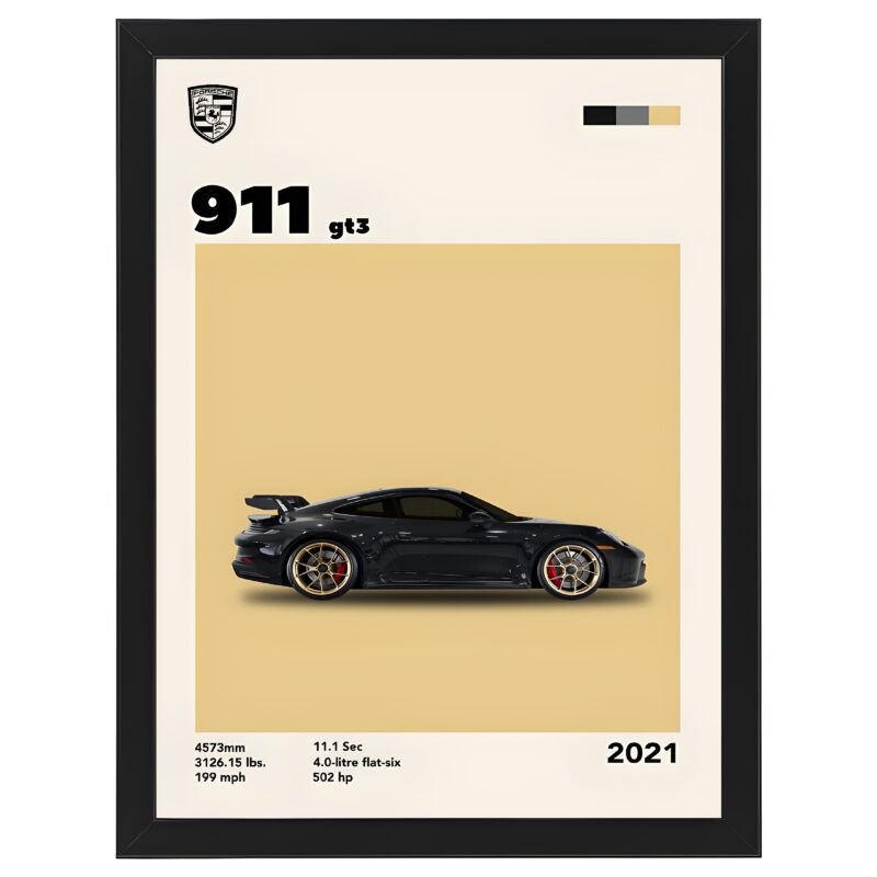 Plakat Porsche 911 GT3