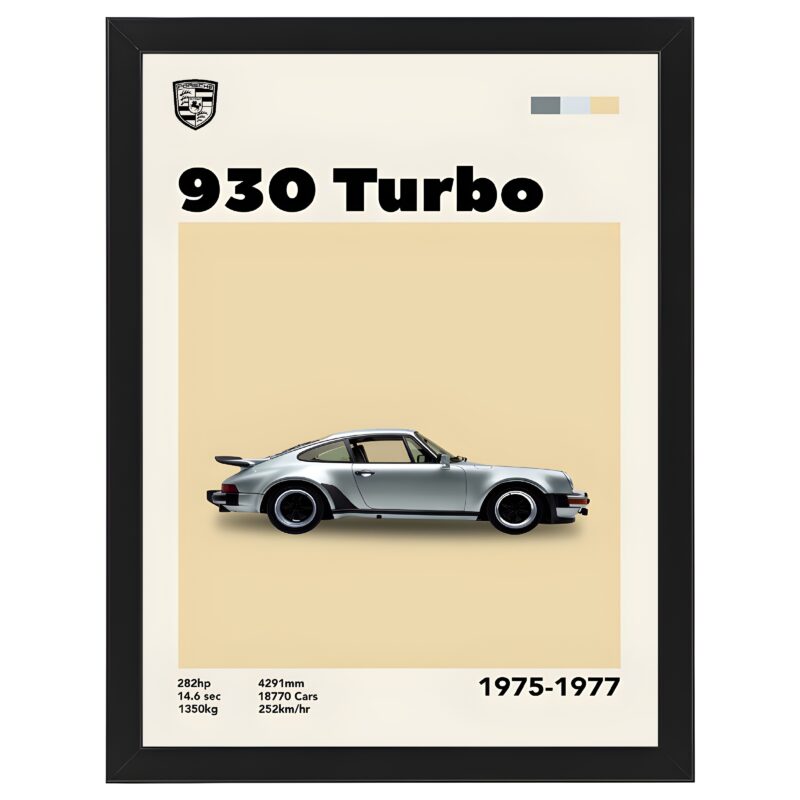 Plakat Porsche 930 Turbo