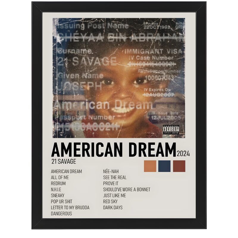 Plakat 21 Savage American Dream