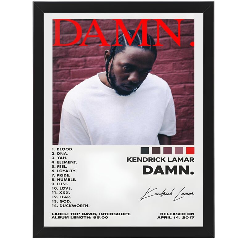 Plakat Kendrick Lamar DAMN.