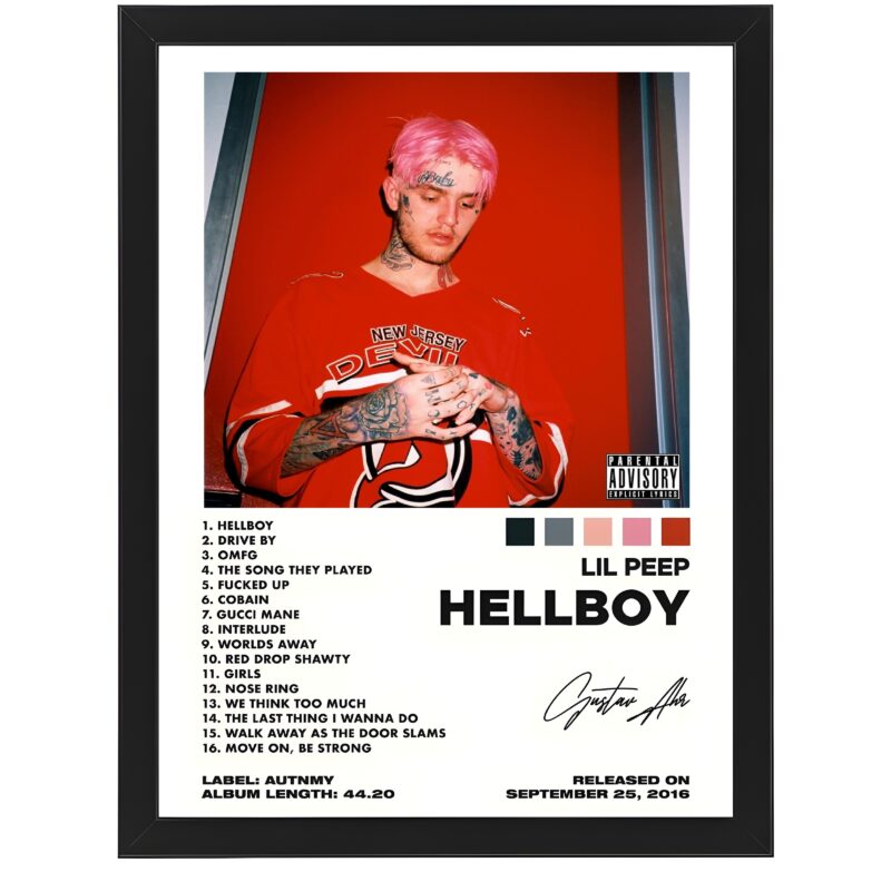 Plakat Lil Peep Hellboy