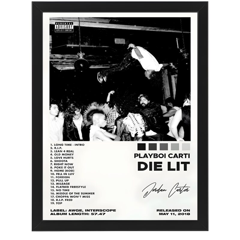 Plakat Playboi Carti Die Lit