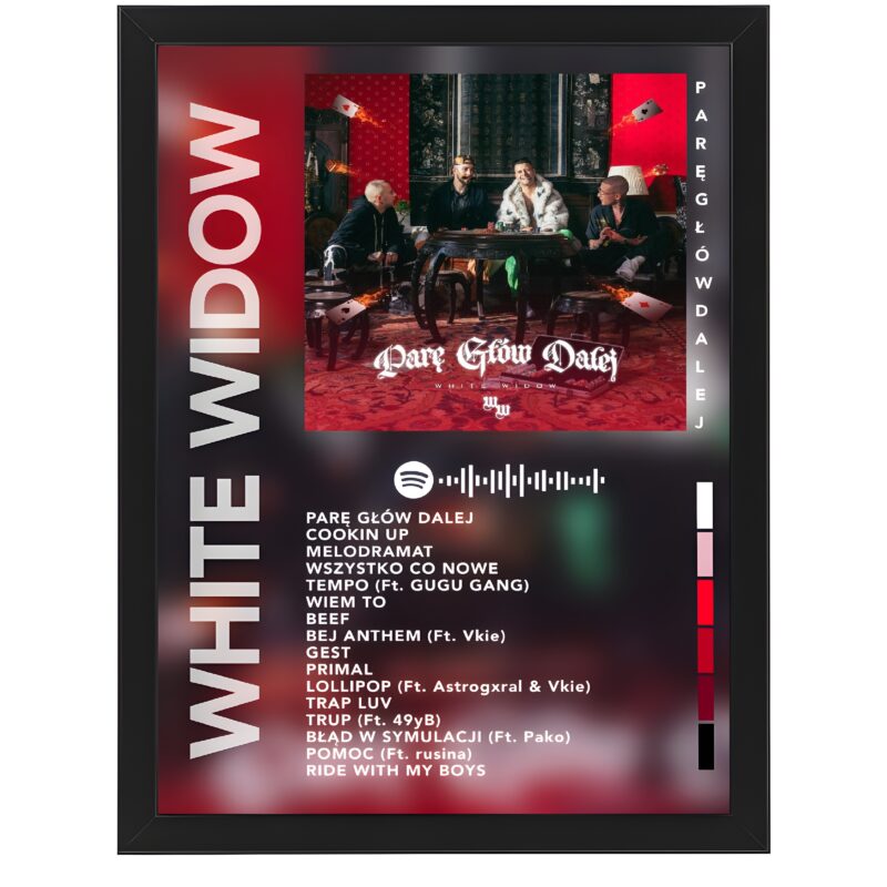 Plakat White Widow Parę Głów Dalej